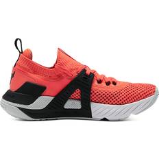 Red - Women Gym & Training Shoes Under Armour Project Rock 4 W - Venom Red/White