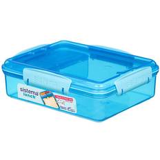 Sistema Food Containers Sistema Snack Attack Duo Blue Food Container 0.975L