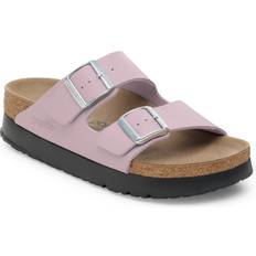 Birkenstock Flex Platform Birko-Flor Faded Two-Strap Sandals - Purple