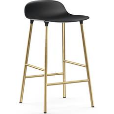 Normann Copenhagen Form Black Bar Stool 77cm