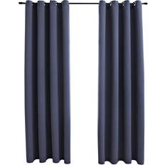 vidaXL Blackout Anthracite 140x225cm