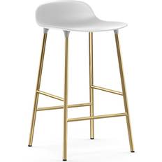 Hvid Barstole Normann Copenhagen Form White Bar Stool 77cm