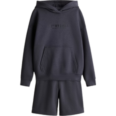 H&M Avenue 2-Delt Sweatshirtsæt - Mørkegrå