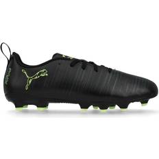 Puma Youth Future 8 Play FG/AG - Black/Fizzy Light/Green Terrain