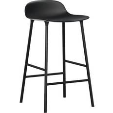 Normann Copenhagen Stole Normann Copenhagen Form Black Bar Stool 77cm