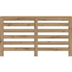 vidaXL Radiatorskjuler 149 x 20 x 82 cm Konstrueret Træ Egetræsfarve