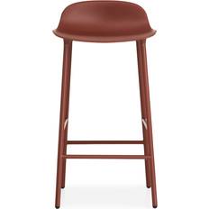 Normann Copenhagen Form Red Bar Stool 77cm