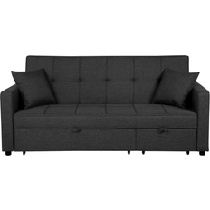 Beliani Glomma Dark Grey Sofa 207cm 3 Seater