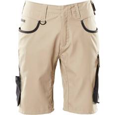 Mascot Ingen EN-certificering Arbejdsbukser Mascot 18349-230 Unique Shorts - Light Khaki/Black