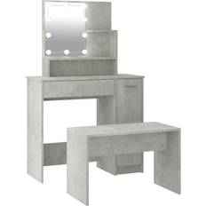 vidaXL 3114118 Concrete Gray Dressing Table 35x86.5cm 2pcs
