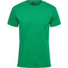 Hummel Men's Red Basic Short Sleeve T-shirt - Jelly Bean