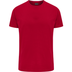 Hummel T-shirts Hummel Men's Red Basic Short Sleeve T-shirt - Tango Red