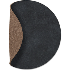 Lind DNA Cloud Reversible Circle Black/Brown Coaster 10cm