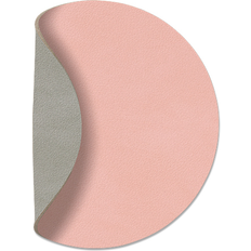 Lind DNA Cloud Circle Reversible Pink-Light Grey Coaster 10cm