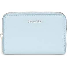 Blå Tegnebøger Calvin Klein Foil Logo Square Zip Wallet - Blue