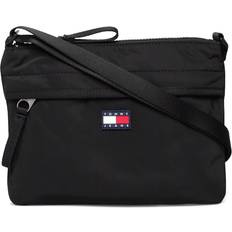 Tommy Hilfiger Skuldertasker Tommy Hilfiger Rubberised Logo Crossbody Sacoche Bag - Black
