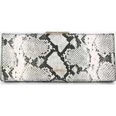 Gold Clutches Carvela Alto Clutch Synthetic Bone Combination Handbag - White