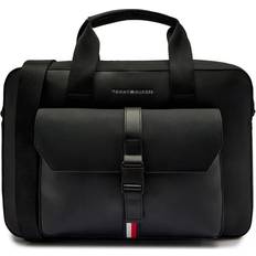Imiteret læder Computertasker Tommy Hilfiger Foundation 13 Inch Laptop Computer - Sort