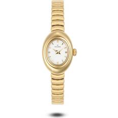 Belle Oval Petite Gold MB1416 18mm 3bar