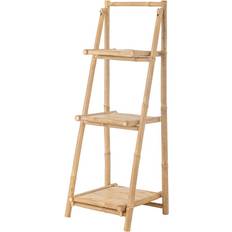 Bloomingville Garderober Bloomingville Tøjstativ Reol 3 Hylder Indre Bambus H 110 Bøjler