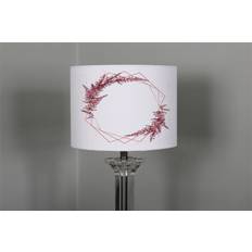 Pink Shades Pink Flower Geometric Shapes Ceiling Lamp Natural One Size Shade 101.6cm