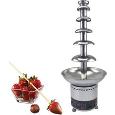 Chocolate Fountains PreAsion 110V Commercial Electric Chocolate Waterfall 6 Tiers