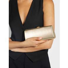 Belinda Tear Drop Clutch Bag - Gold