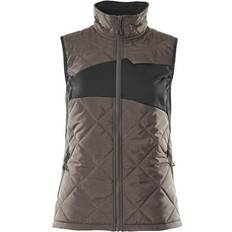 Brown Work Vests Mascot 18075-318 Thermal Gilet - Dark Anthracite/Black