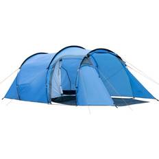 OutSunny 2 - 3 Person Tunnel Tent With 1 Bedroom - Blue
