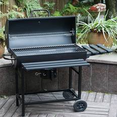 Large Charcoal Oil Drum BBQ Grill Barrel