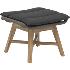 Hillerstorp Himmelsnäs fotpall Teak/mörkgrå