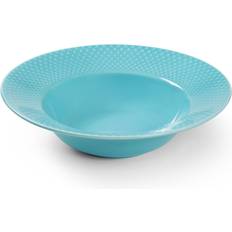 Lyngby Tallrikar Lyngby Rhombe Color Turquoise Soup Plate 24.5cm