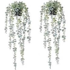 1/2pcs Artificial Plants White