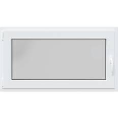 Basement Windows on sale vidaXL 4108372 PVC Basement Window Triple-Pane 110x60cm