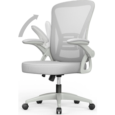 Lumbar Support - Rocking Office Chairs Bigzzia Ergonomic Grey Office Chair