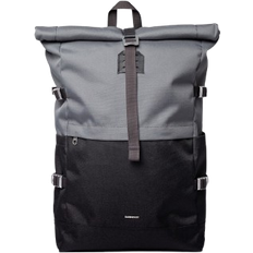 Leather - Men Backpacks Sandqvist Icon Rolltop Backpack L - Multi Dark