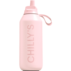 Microwave Safe Water Bottles Chilly’s Series 2 Flip Blush Pink Water Bottle 0.5L