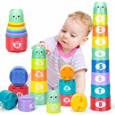 Shein 9pcs Baby Educational Stacking Cups Set