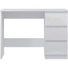 MDF Dressing Tables Fwstyle Stora High Gloss White Dressing Table 40x99cm