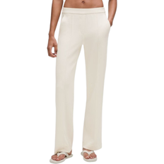 Lululemon Faltenhose Mit Mittelhohem Bund Aus Softstreme Regular Für Frauen - Light Ivory