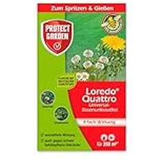 Ukrudtsbekæmpelser Protect Garden Loredo Quattro Rasenunkrautfrei 250 ml