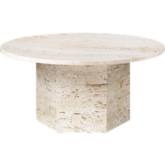 GUBI Epic Neutral White Coffee Table 80cm