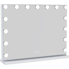Makeupspejle Uniq Luxury Hollywood Makeup Mirror XL White