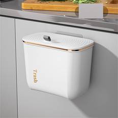 Kitchen Bathroom Waste Bin Tabletop Trash Can 26.6 cm W x 14.8 cm D x 21.9 cm H