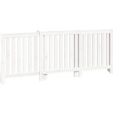 Hvid Radiatorskjulere vidaXL radiatorskjuler 210x21x85 cm massivt fyrretræ hvid