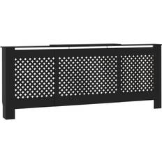 Black Radiator Covers vidaXL 325556
