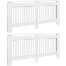vidaXL radiatorskjulere 2 stk. MDF 172 hvid