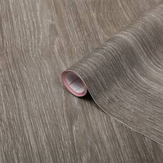 Grey Self-adhesive Decorations D-C-Fix Sheffield Oak Grey Wood Self-adhesive Wrap 5m W 675mm Adhesive Film