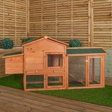 Large Wooden Outdoor Hutch 88cm x 1.79m