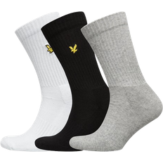 Lyle & Scott Multifärgade Underkläder Lyle & Scott Men's Hamilton Socks 3-pack - Grey/Black/Off White